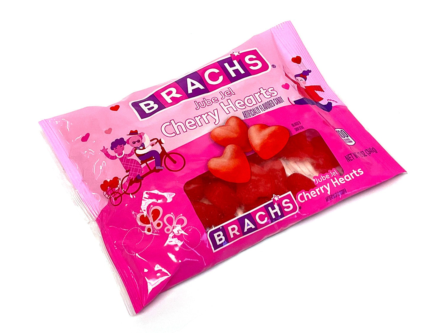 Brach's Jube Jel Cherry Hearts Valentine Candy 