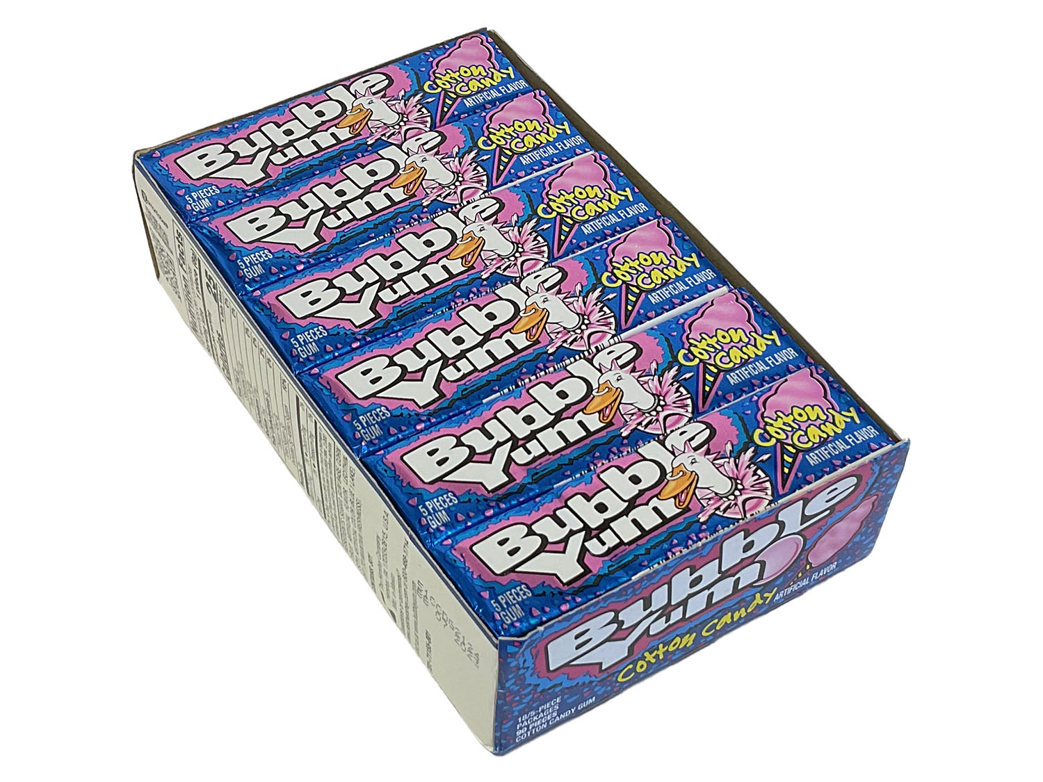 Bubble Yum - Cotton Candy - box of 18