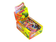 Charms Sweet & Sour Pops - box of 48 - open
