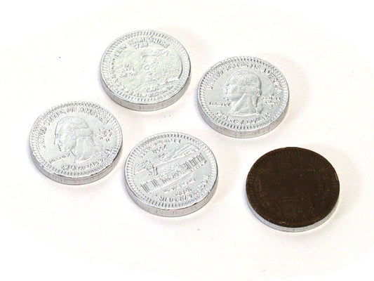 Chocolate Silver Coins - US Quarter - 1 piece