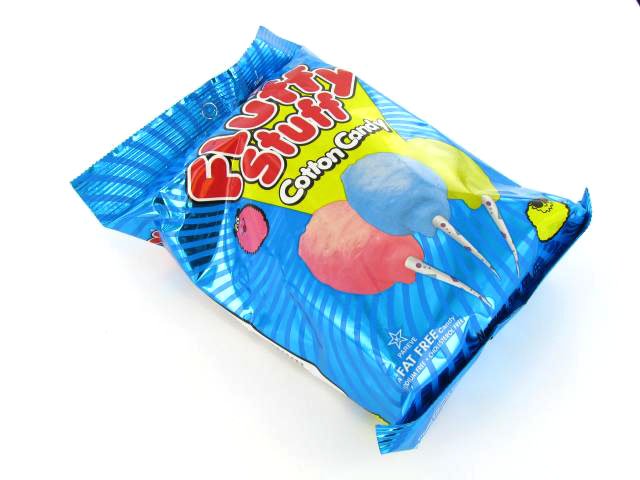 Fluffy Stuff Cotton Candy 2.5 Oz Theater Size Bags - Pack of 3