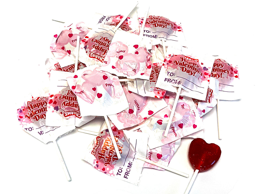 Valentine Heart Suckers Candy Memory