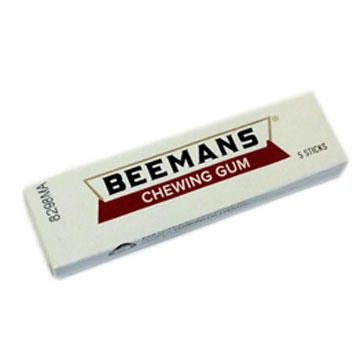 A package of Beemans Chewing Gum
