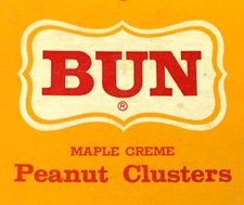 Vintage Bun Maple Creme Peanut Clusters logo