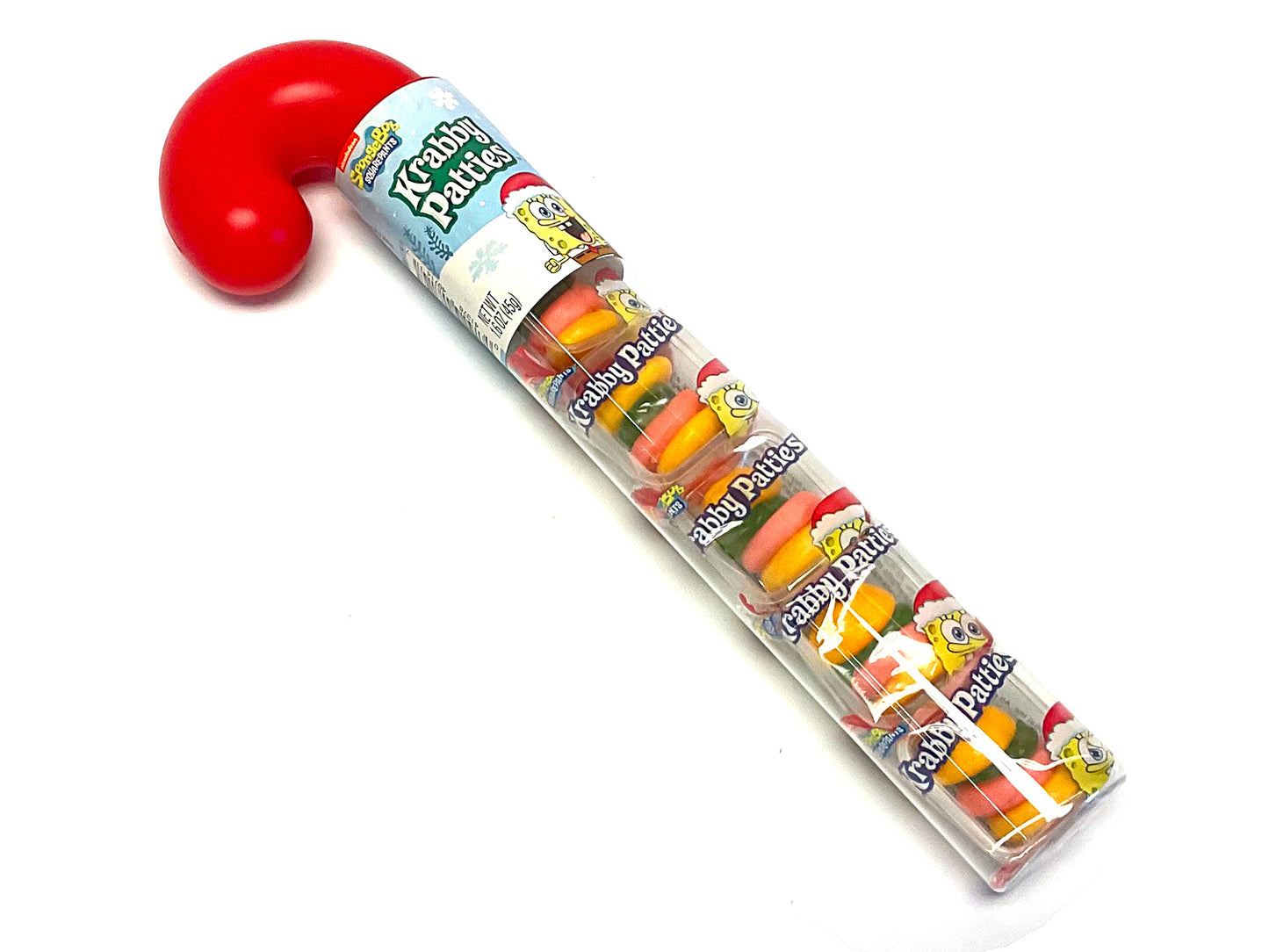 Candy Cane filled with Krabby Patties - 1.6 oz - 11 inch