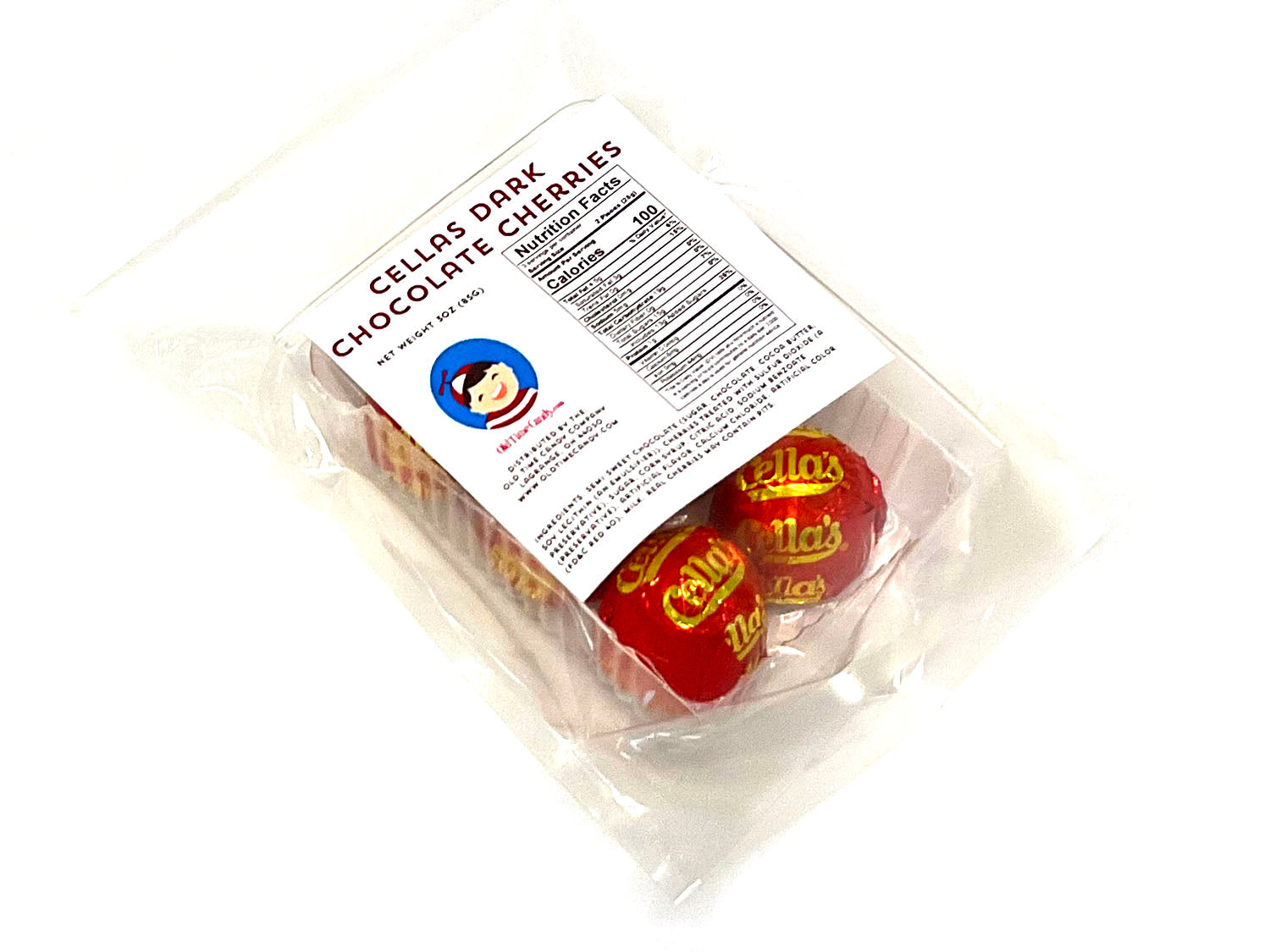 Cella's Dark Chocolate Covered Cherries - 3 oz bag