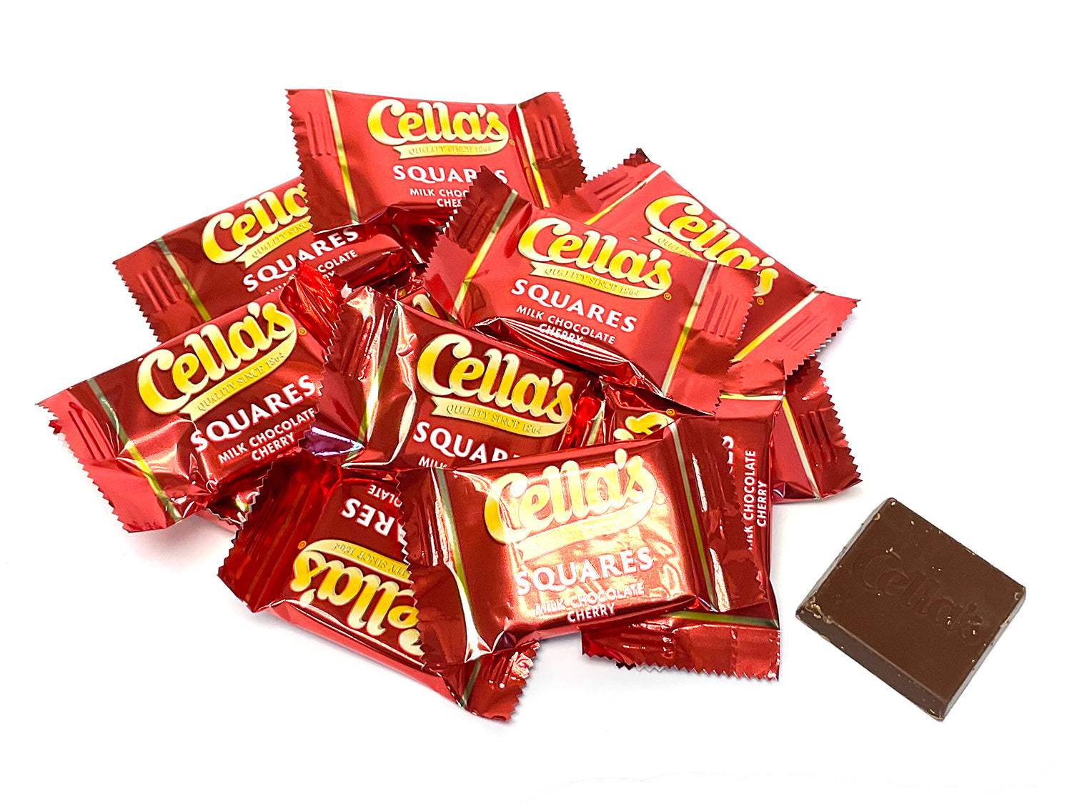 Cella's Milk Chocolate Cherry Squares