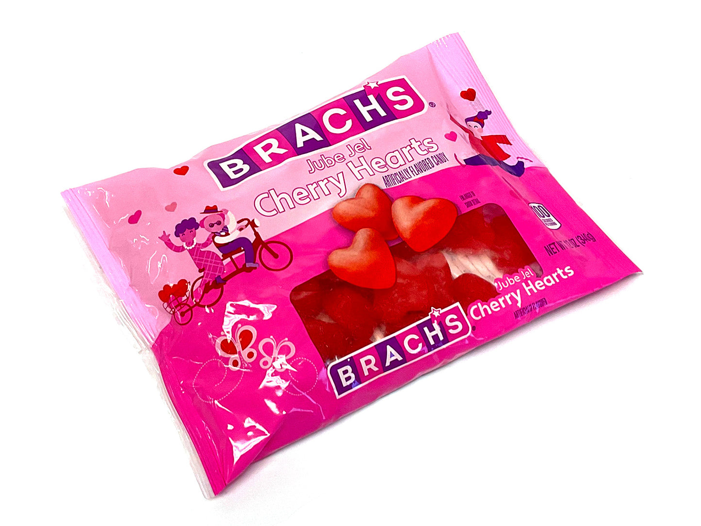 Brach's Cherry Jube Jel Hearts - 12 oz bag