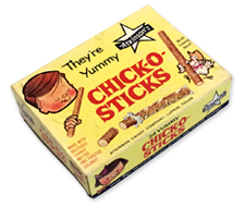 Vintage Chick-O-Sticks box