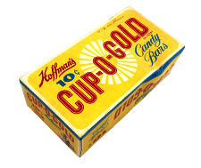 Vintage Cup-O-Gold Candy Bar box