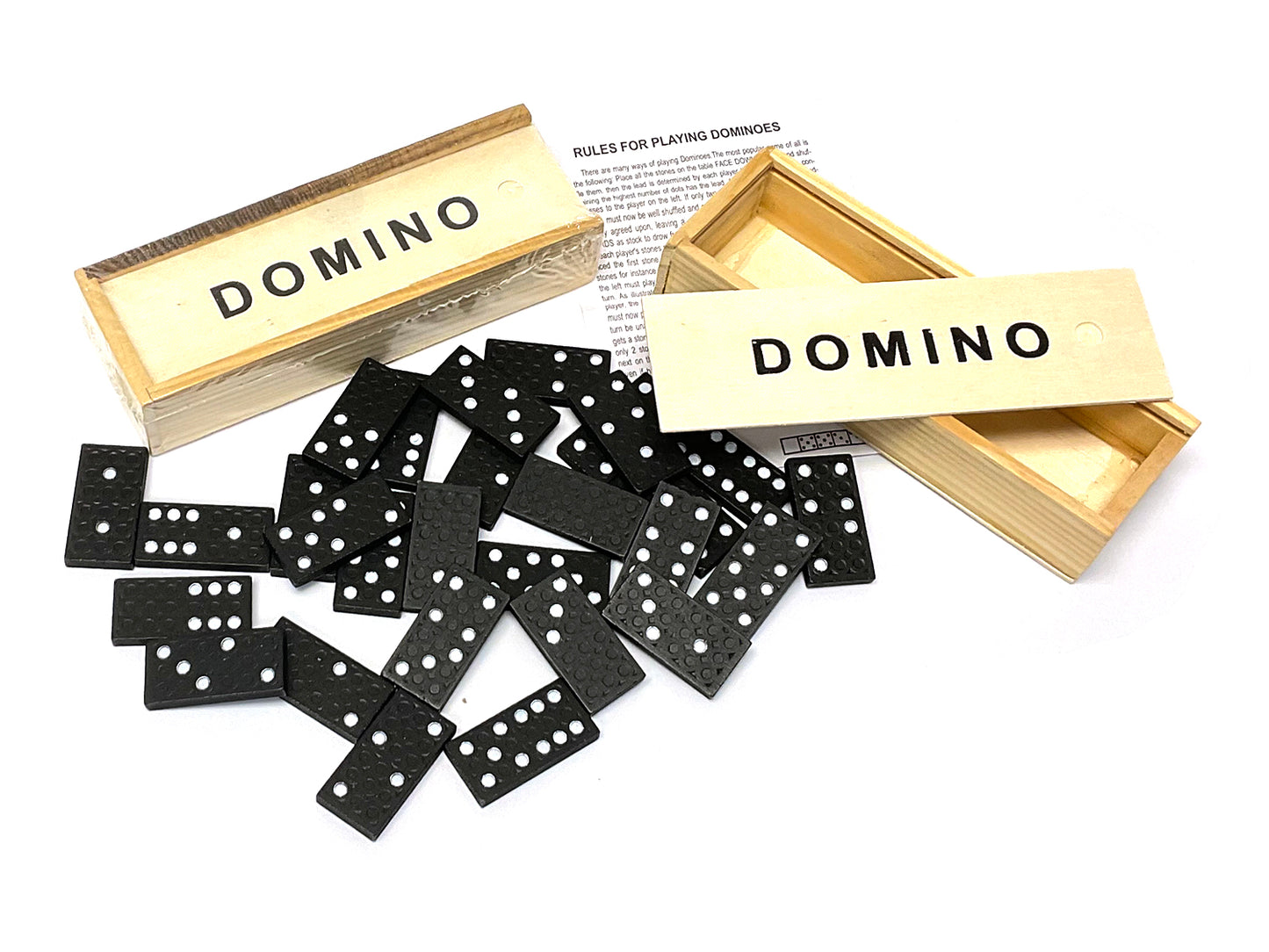 Domino Set in a Wooden Box