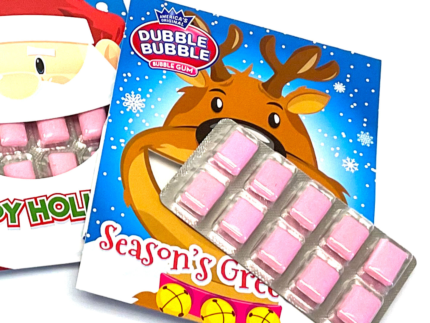 Dubble Bubble Christmas Character Cards - open
