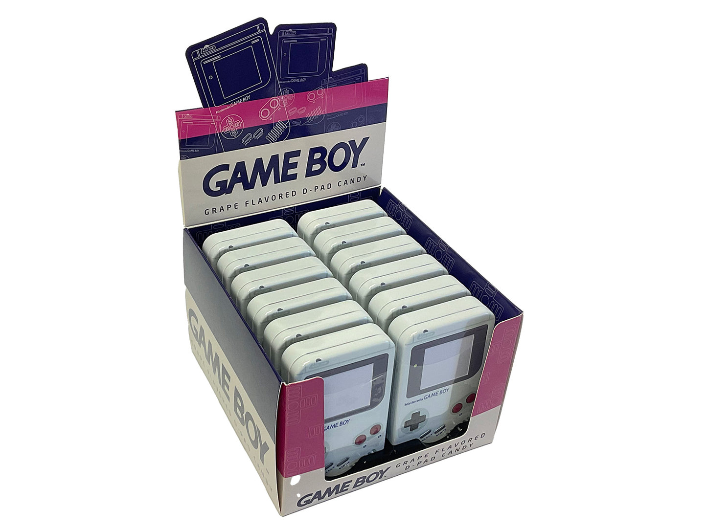 Game Boy Candy Tin 1.5 oz - box of 12 open