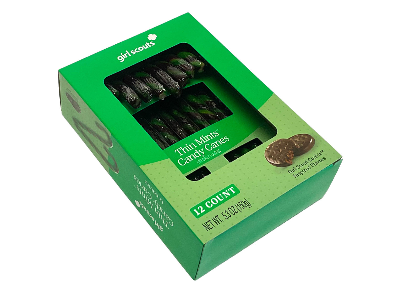 Candy Canes - Girl Scout's Thin Mints - 5.3 oz box
