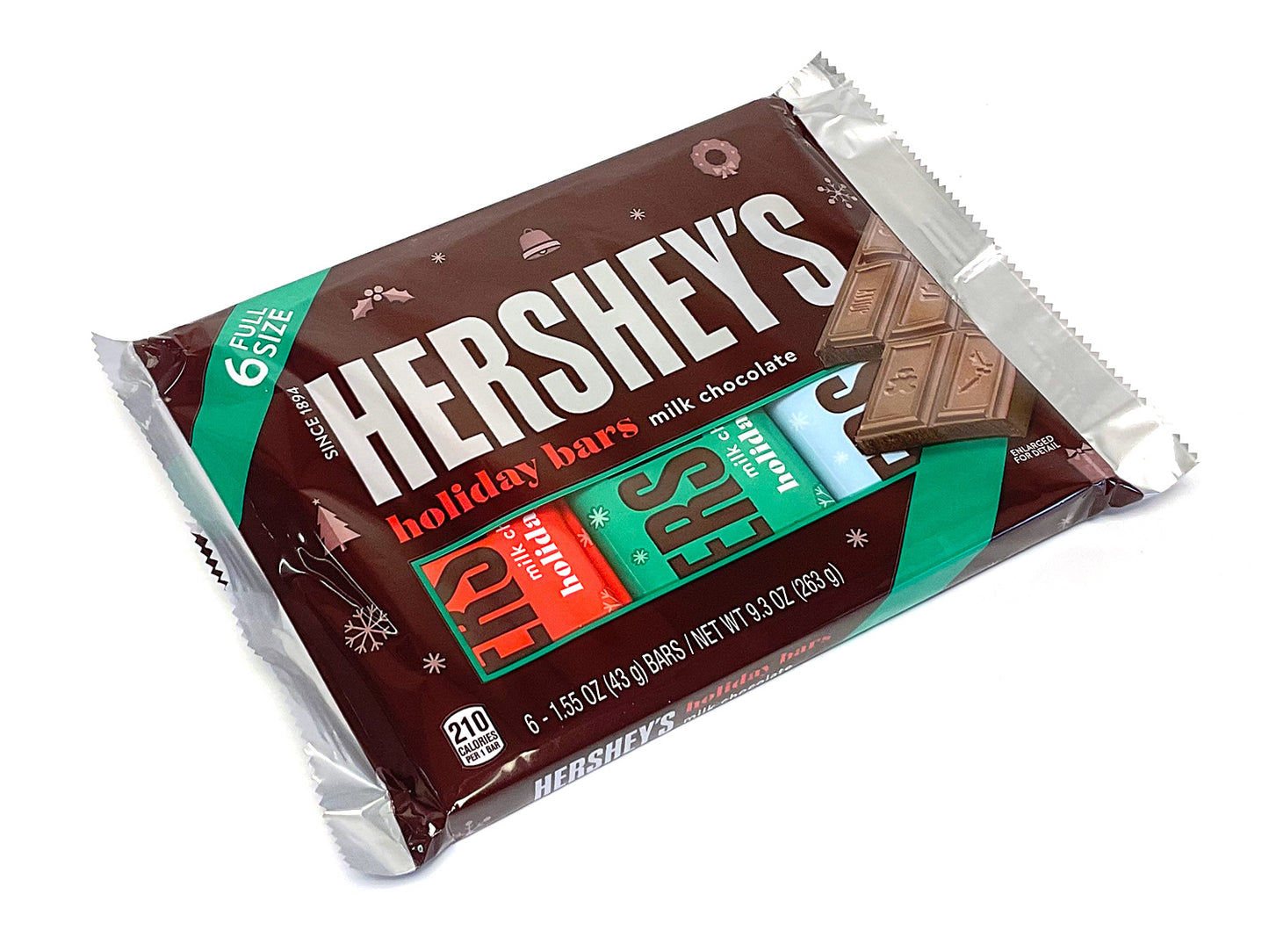 Hershey's Milk Chocolate Christmas 6 pack - 9.3 oz