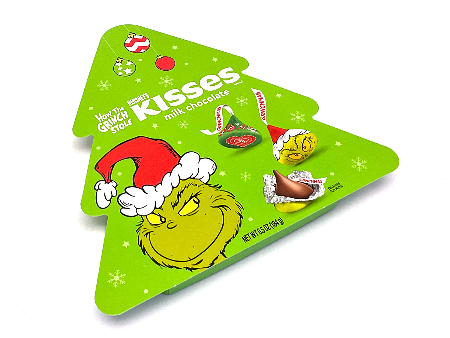 Grinch Hershey's Kisses Tree Box - 6.5 oz