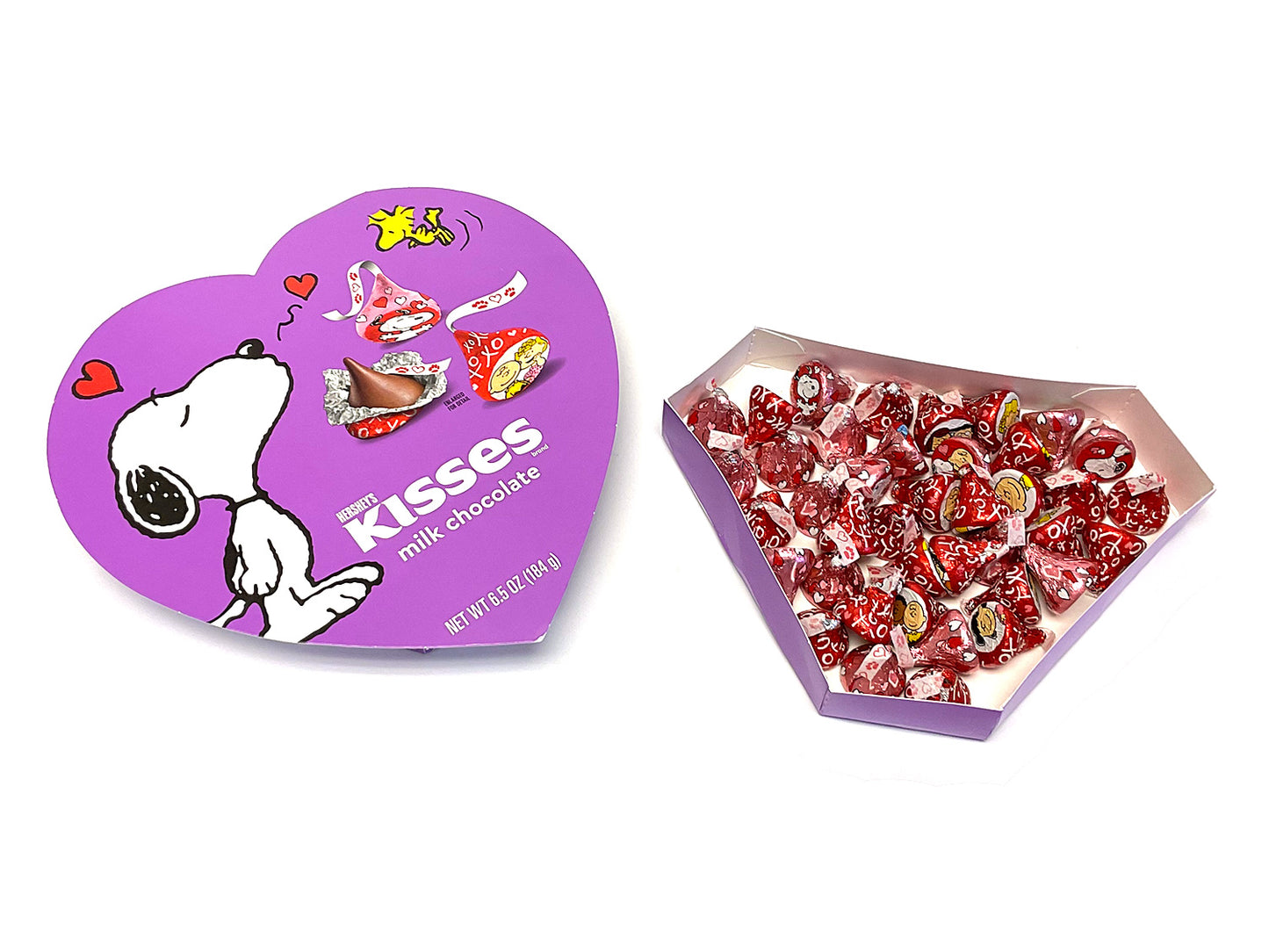 Hershey's Kisses Snoopy & Friends Gift Box - 6.5 oz - open