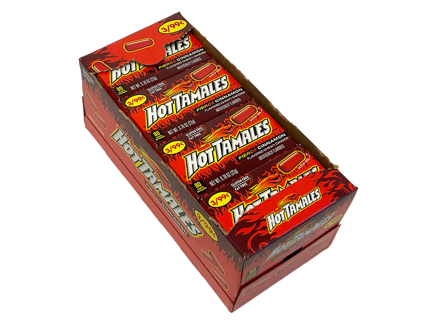 Hot Tamales - 0.78 oz mini box - case of 24 open