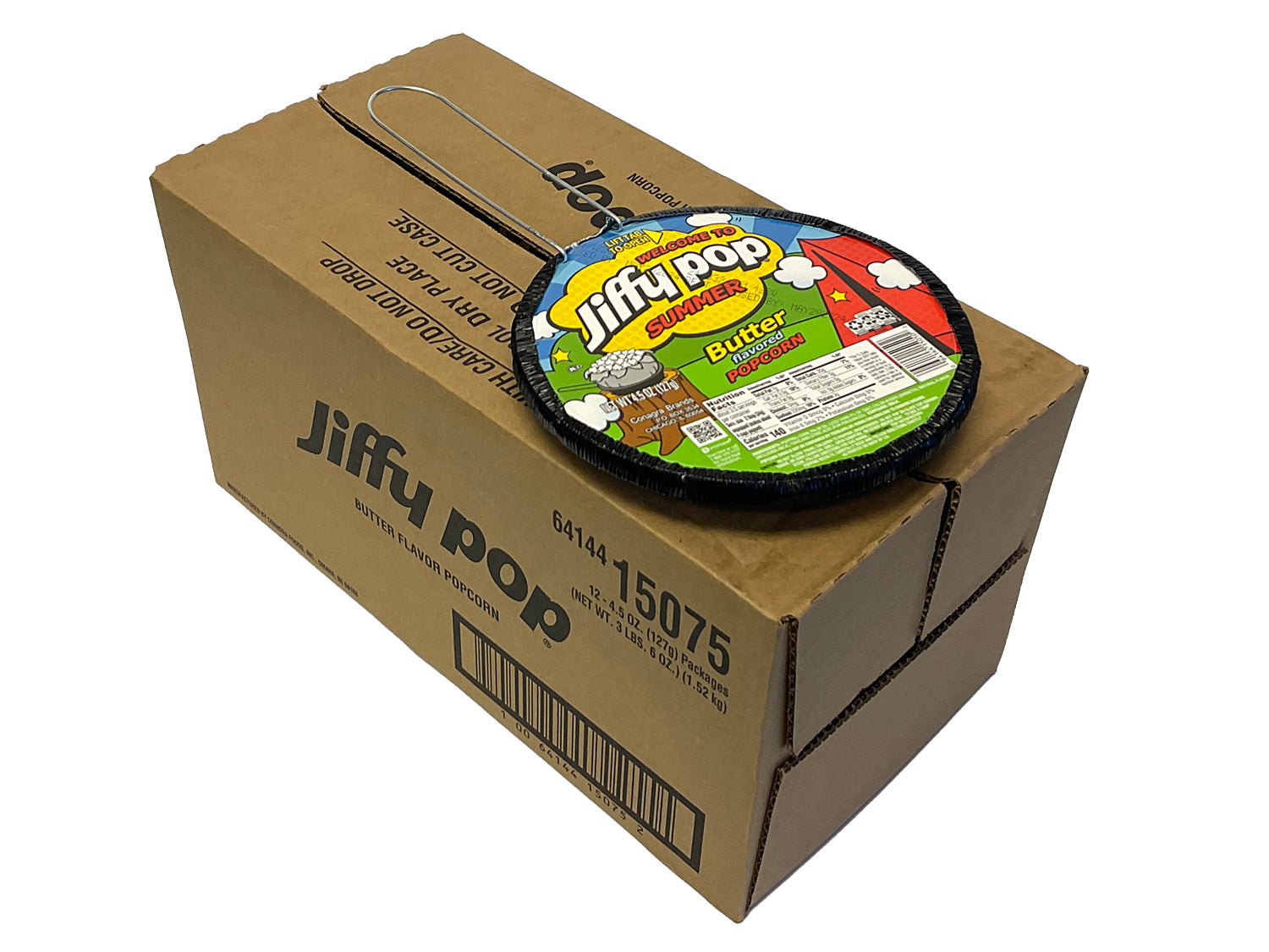 Jiffy Pop Popcorn - 4.5 oz pan - case of 12
