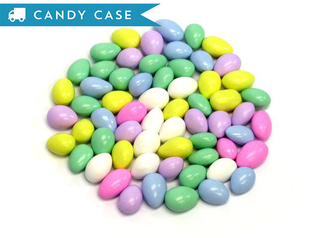 Jordan Almonds Assorted Colors - bulk case