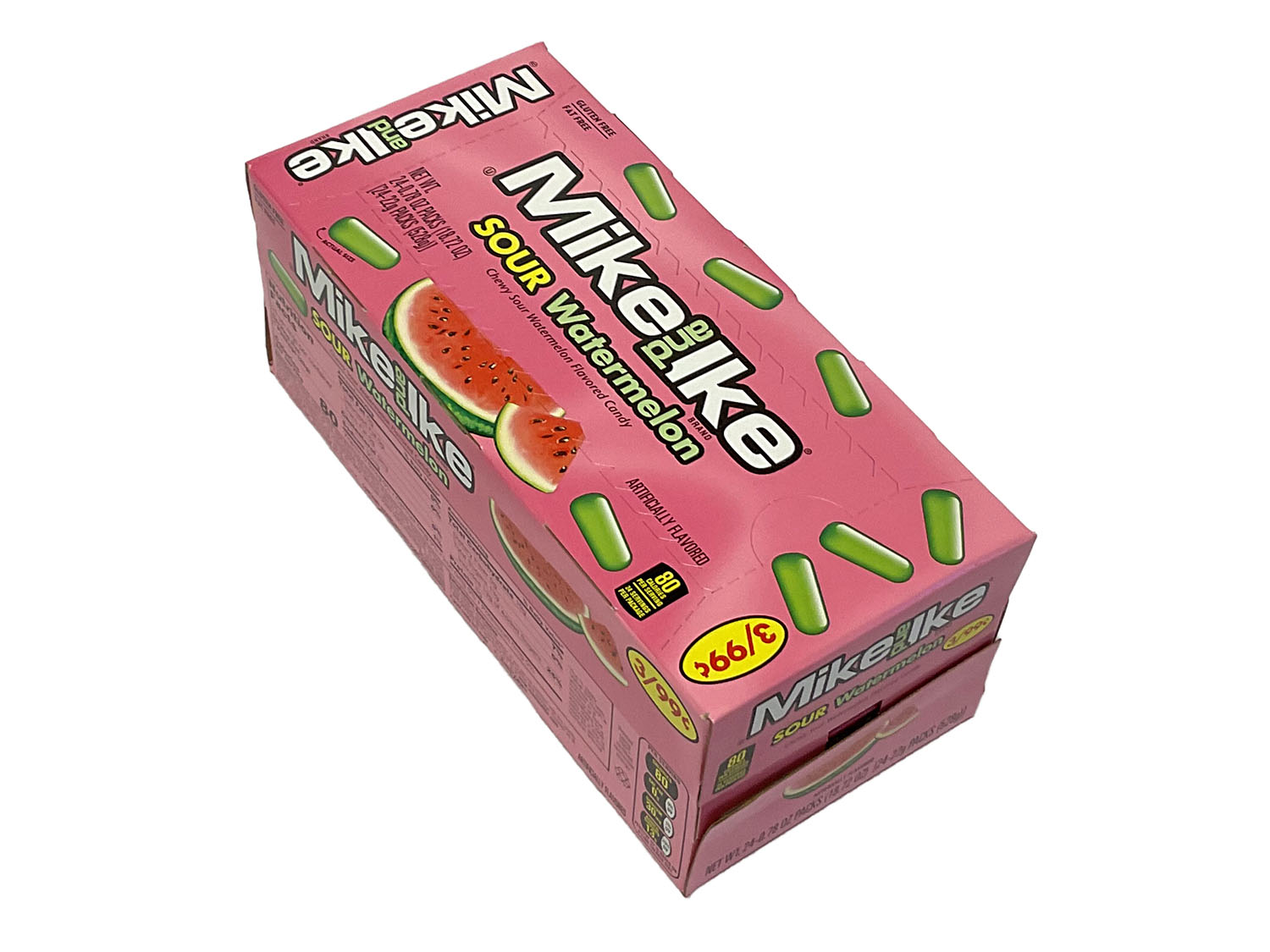 Mike & Ike Sour Watermelon - 0.78 oz mini box - box of 24