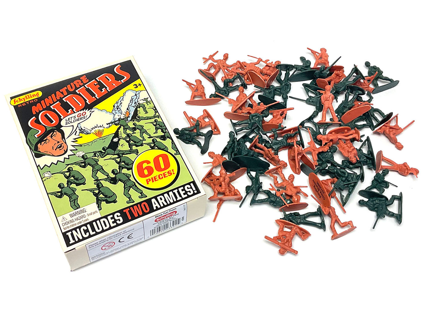 Retro Mini Soldiers - 60 pieces