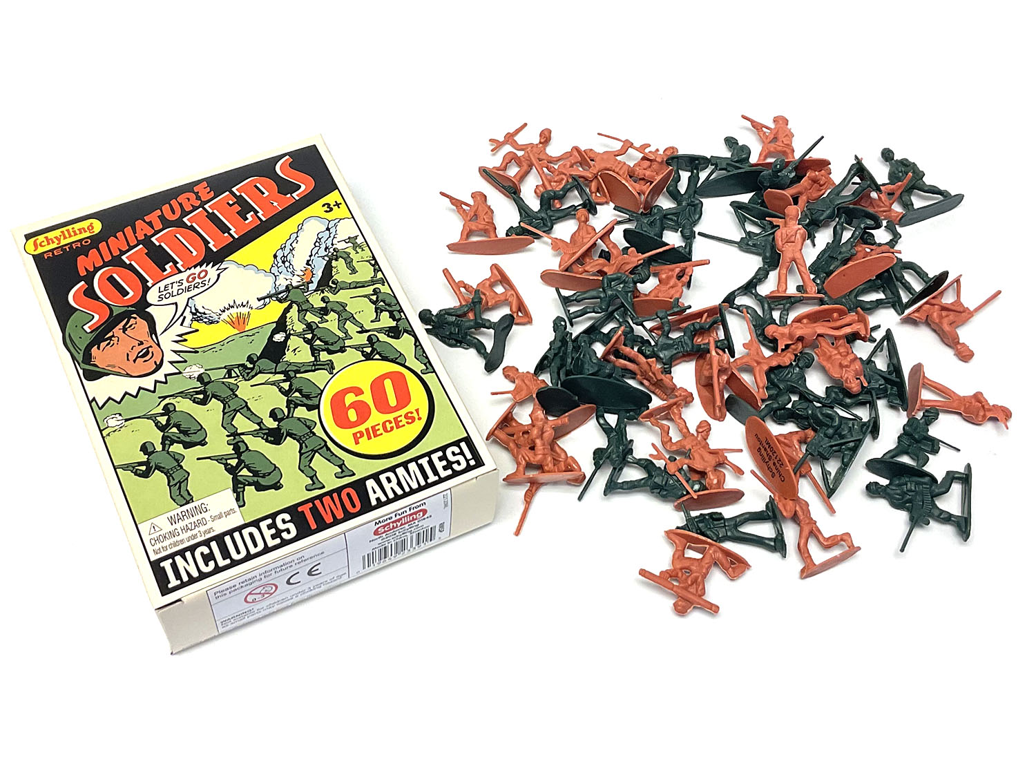 Retro Mini Soldiers - 60 pieces