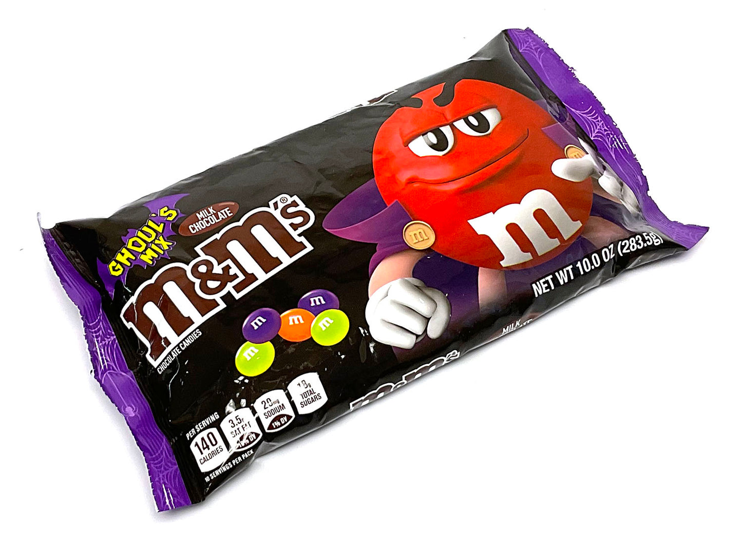 M&M'S Ghoul's Mix Milk Chocolate Halloween Candy Bag, 10oz