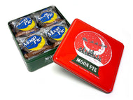Moon Pie Chocolate 24 oz Gift Tin opened