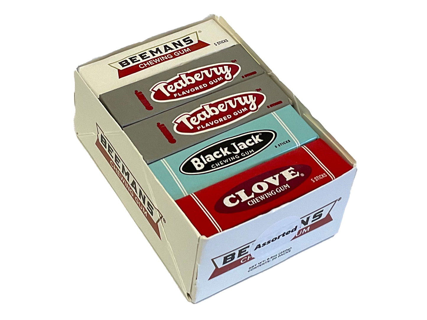 Nostalgia Gum Assortment - Beemans, Teaberry, Clove, BlackJack Gum