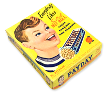 Vintage Pay Day candy box