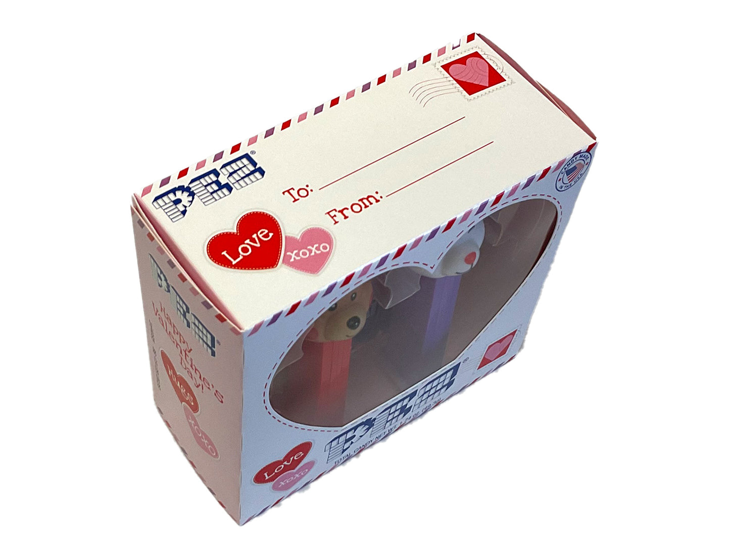 PEZ Valentine Bears Twin Gift Box