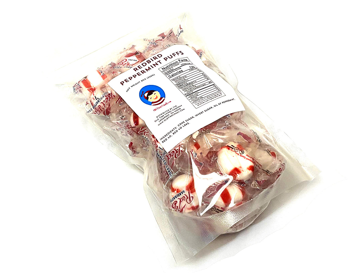 Red Bird Peppermint Puffs - Bulk 8 oz bag