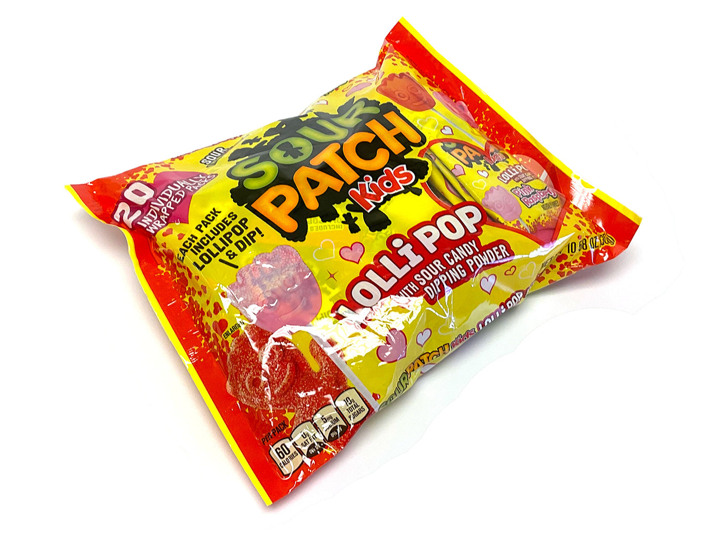 Sour Patch Kids Lollipops for Valentine's Day - 10.58 oz bag