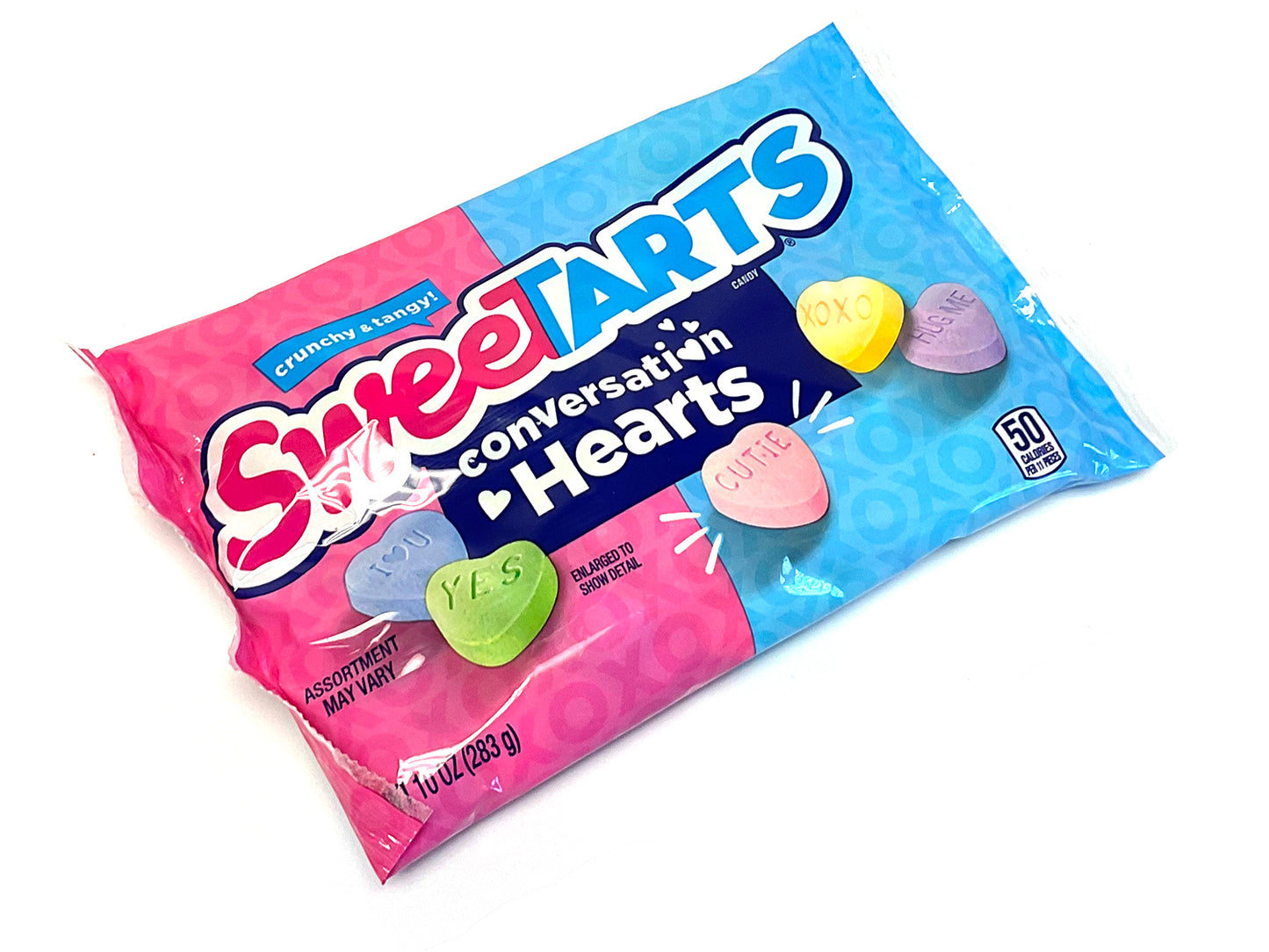Sweetarts Conversation Hearts - 10 oz bag