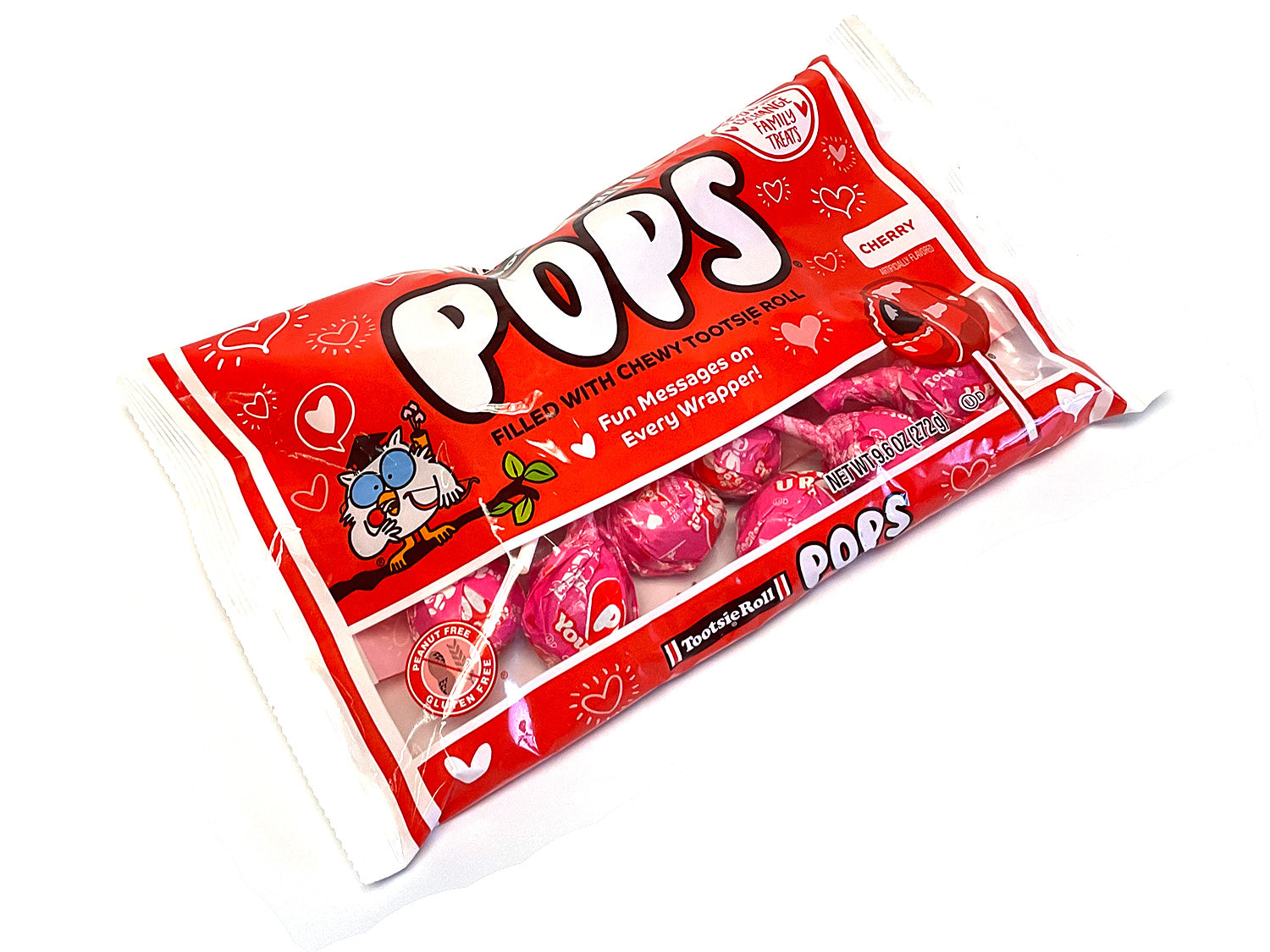 Tootsie Valentine Pops - 9.6 oz bag