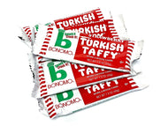 Bonomo's Turkish Taffy - 1.5 oz strawberry bar - 6 bars