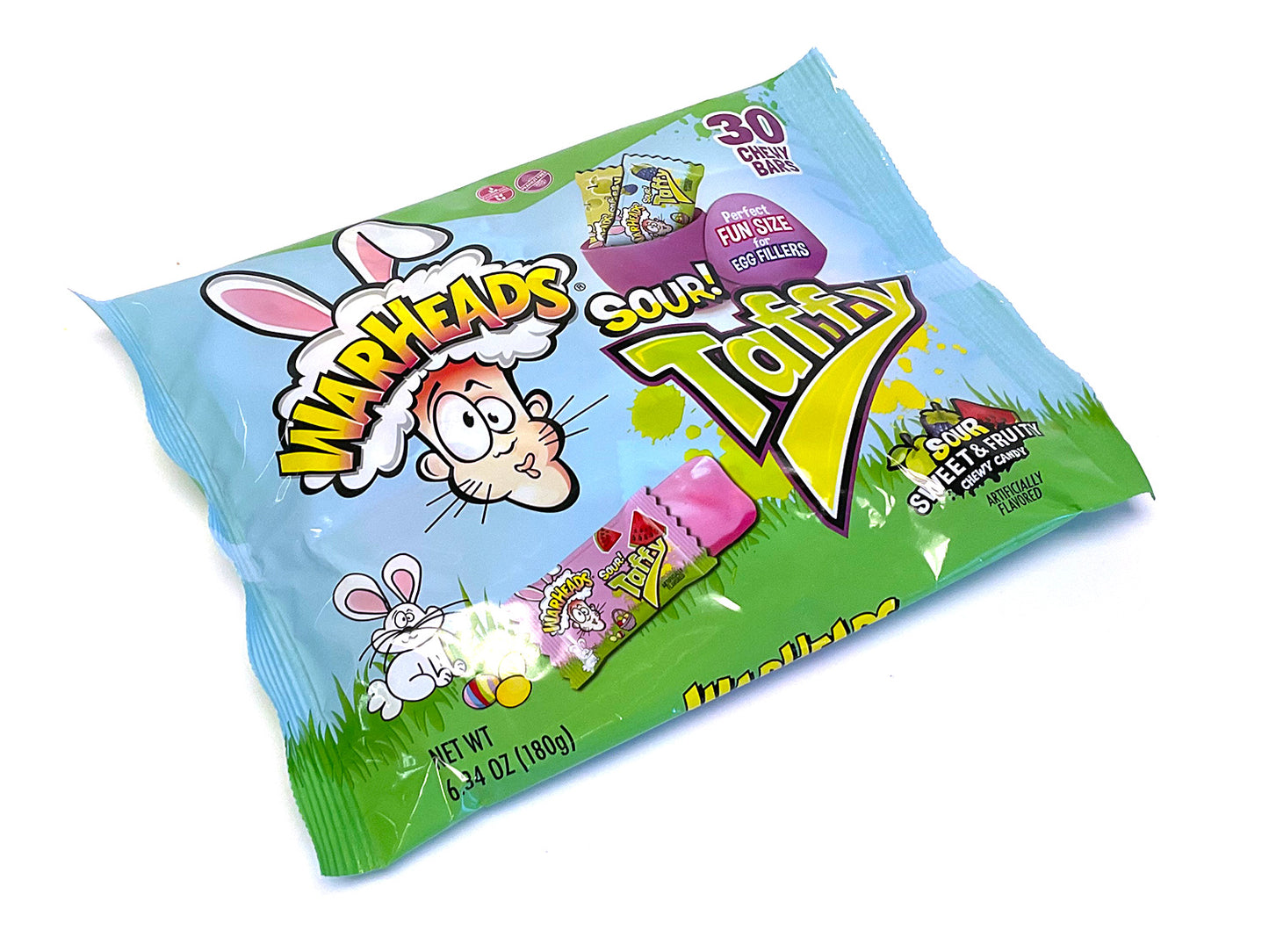 Warheads Sour Easter Taffy - 6.34 oz bag