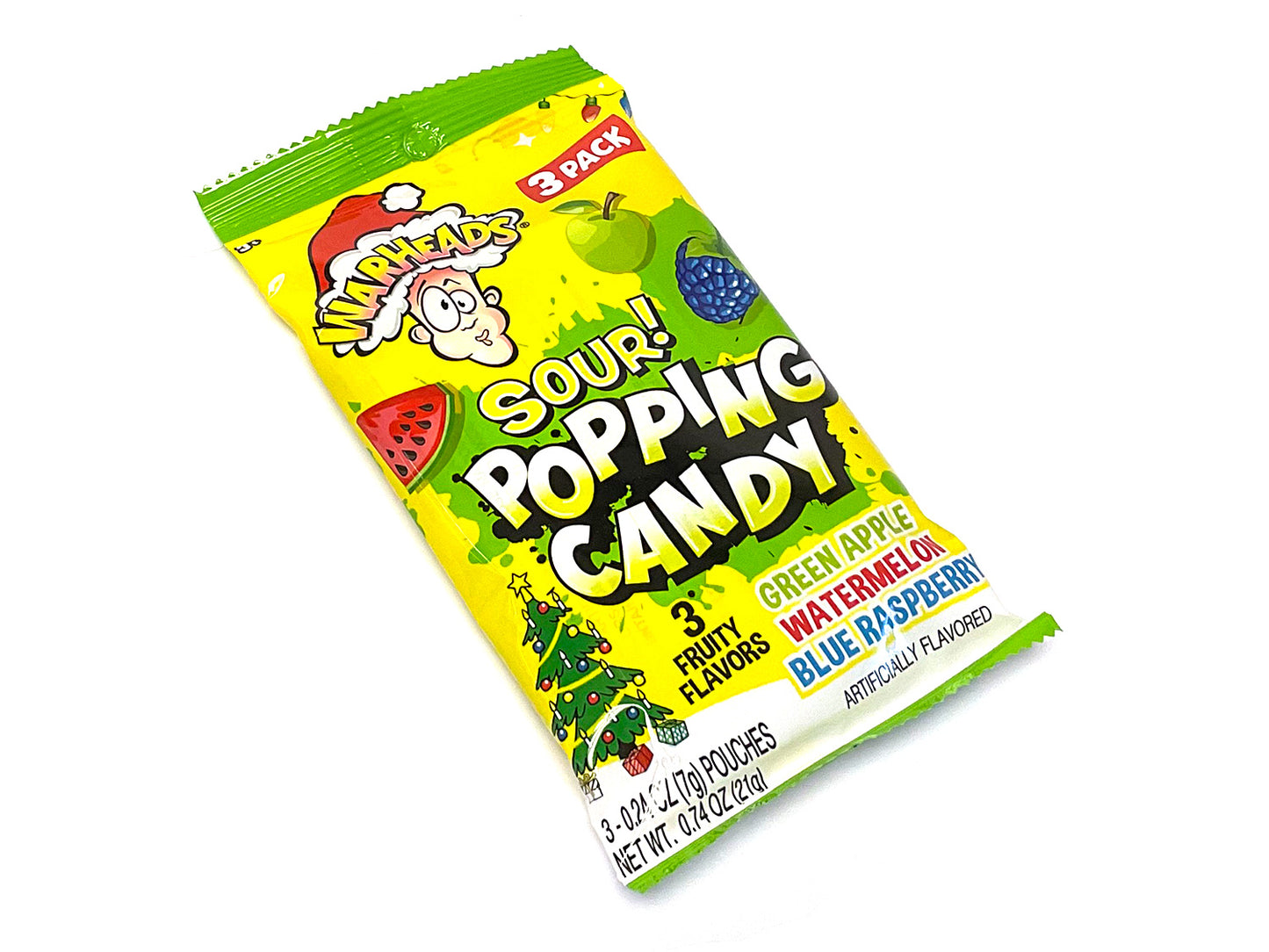 Warheads Sour Popping Candy - 3-pack