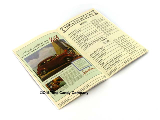 1936 Remember When Candy History Booklet 