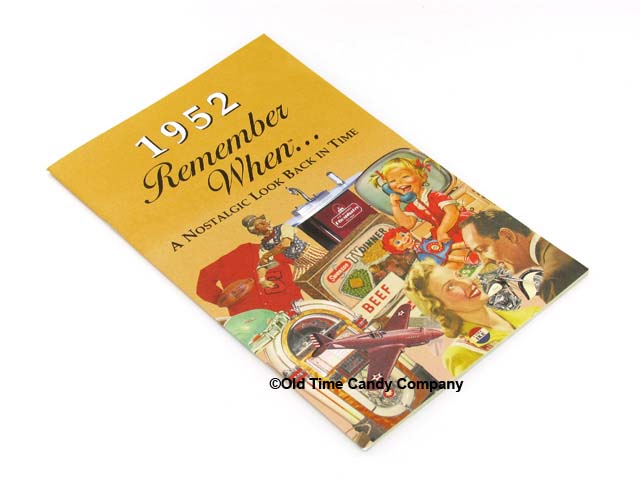 1952 Remember When Candy History Booklet 