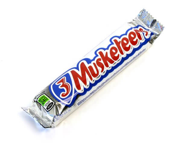 3 Musketeers - 1.92 oz bar