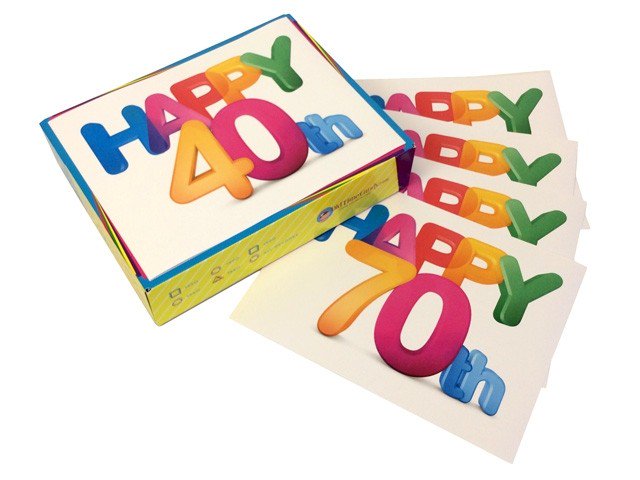 Birthday with a Zero Decade Gift Box - Happy Birthday