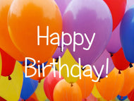 Birthday Decade Gift Box - Party Balloons