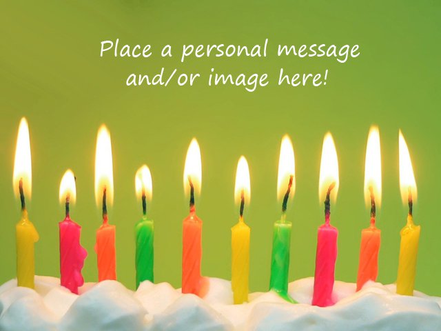 Birthday Candles - Box Top 2