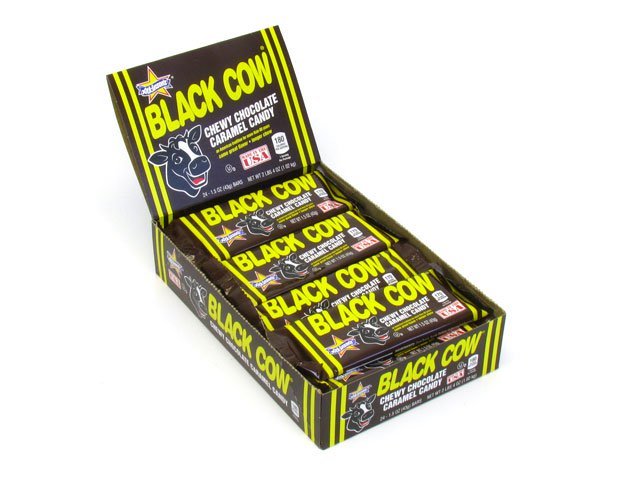 Black Cow - 1.5 oz bar - box of 24 - open