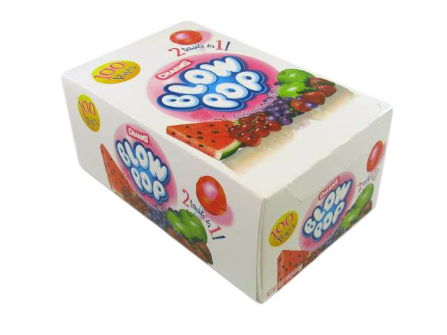 Blow Pops - assorted flavors - box of 100