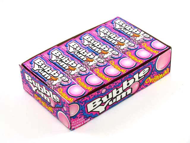 Bubble Yum - original flavor - box of 18