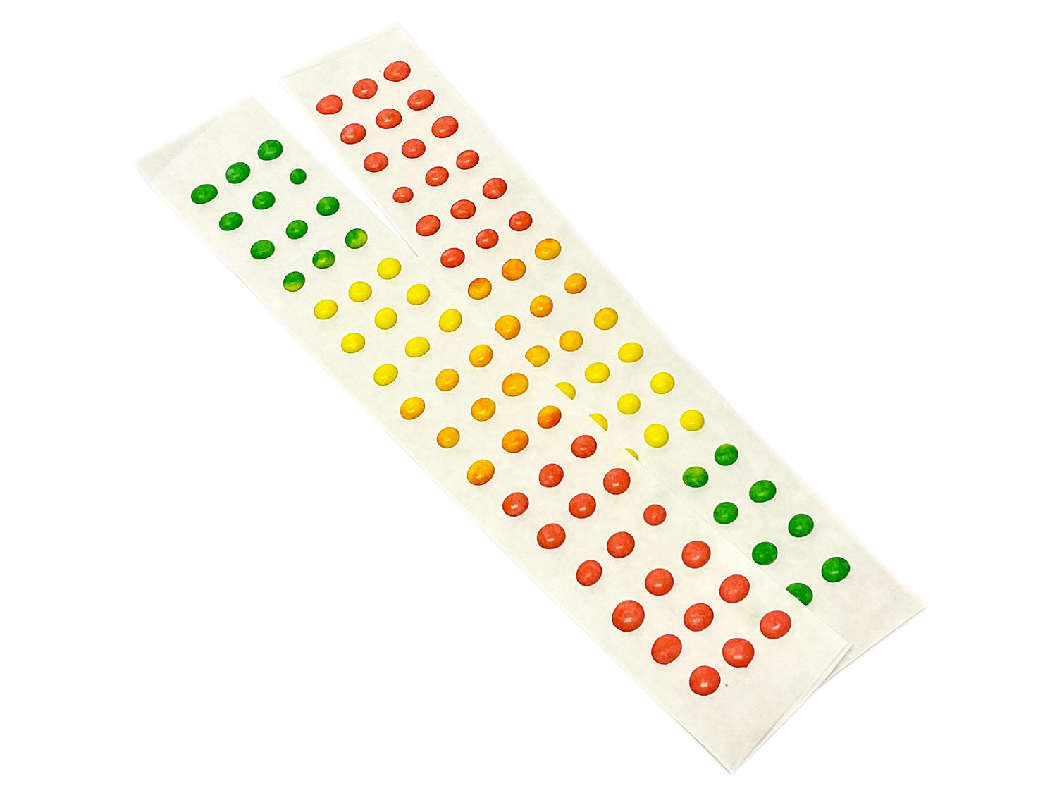 Candy Buttons for Christmas - 2-piece pkg unwrapped