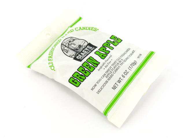 Candy Drops - green apple - 6 oz bag